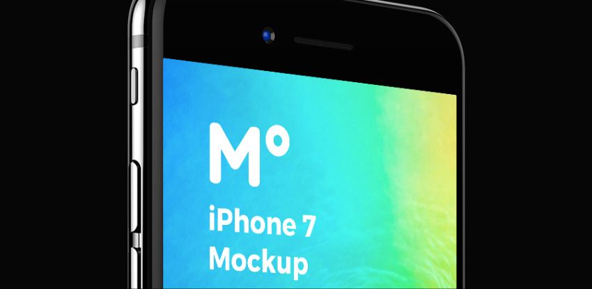 FREE iPhone 7 Jet Black mockup