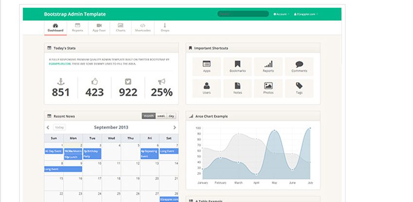 TemplateVamp – Bootstrap Admin Theme