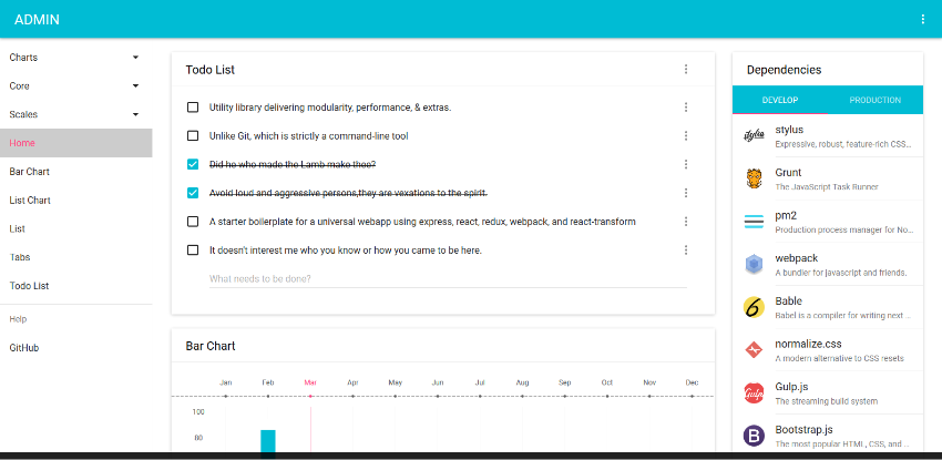 React Material Admin