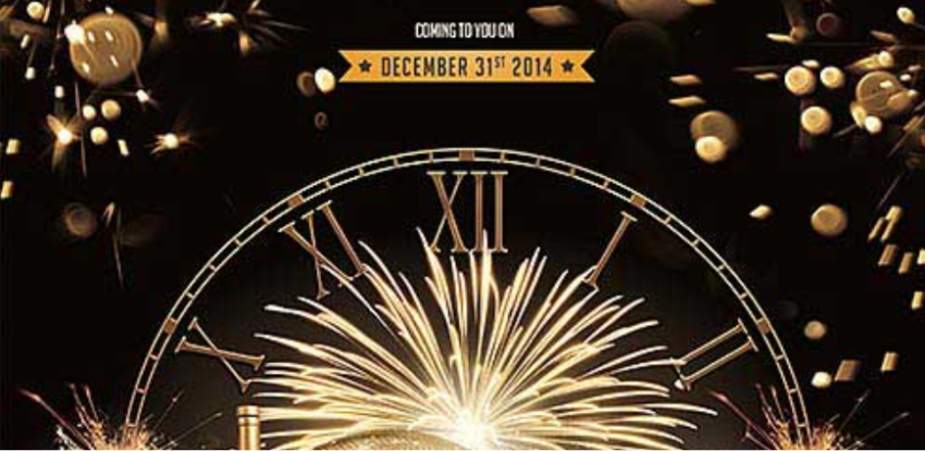 New Years Eve Free PSD Flyer Template