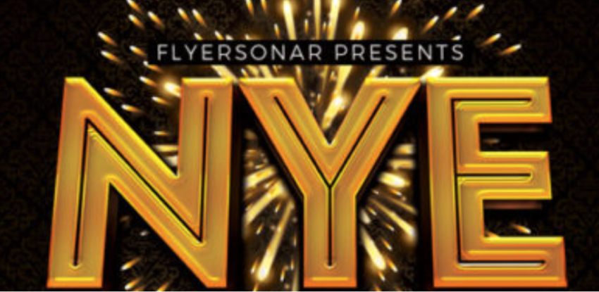 NYE 2017 Free PSD Flyer Template