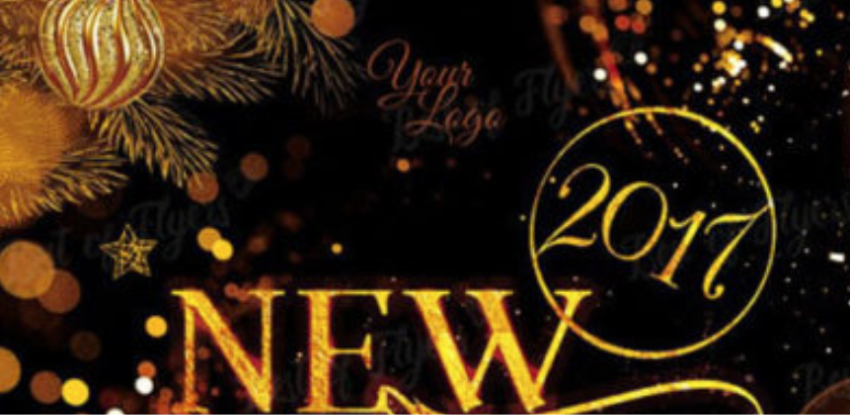 New Year Party Free Flyer Template