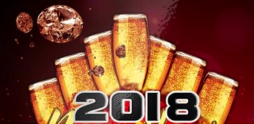  Happy New Year 2018 Party Free Flyer Template