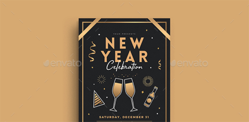 New Year Celebration Flyer