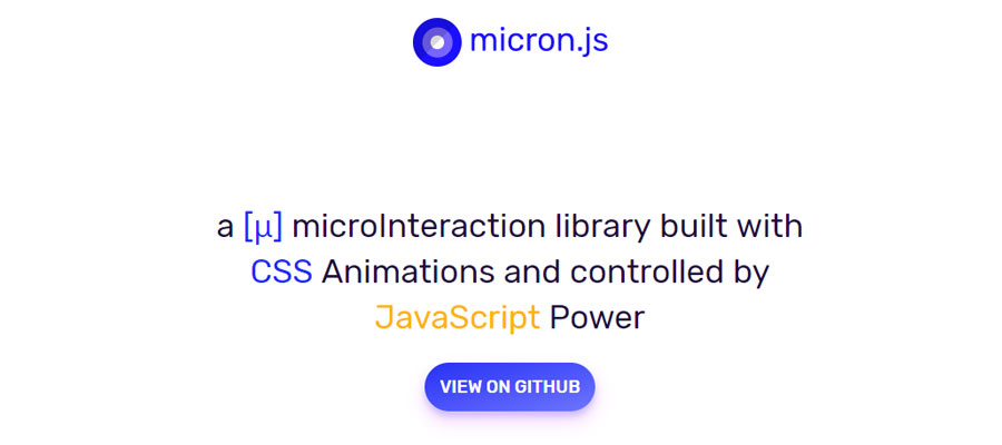Micron.js: A JS library for creating CSS animations