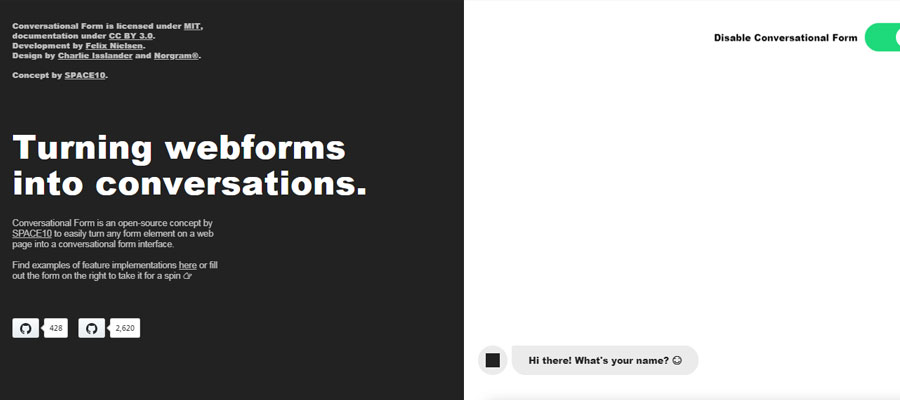 Conversational Forms