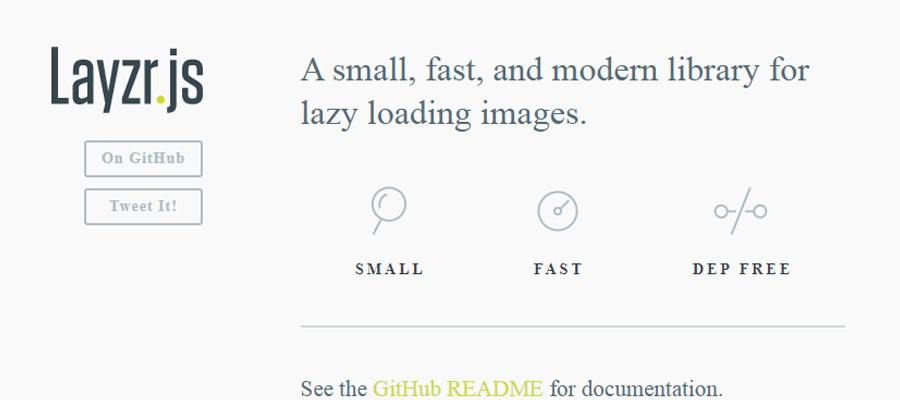 Layzr.js – Lazy load plugin