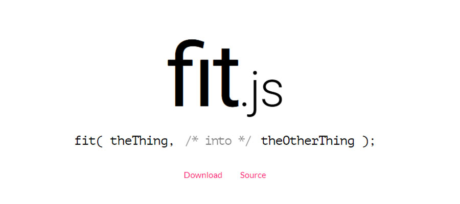 Fit.js – Fit things into other things