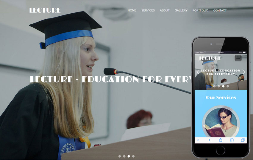 Tech Edu an Education Category Bootstrap Responsive Web Template