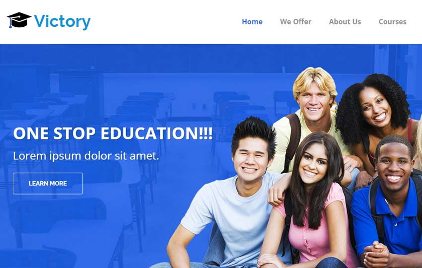 30 best free education html templates download educational templates