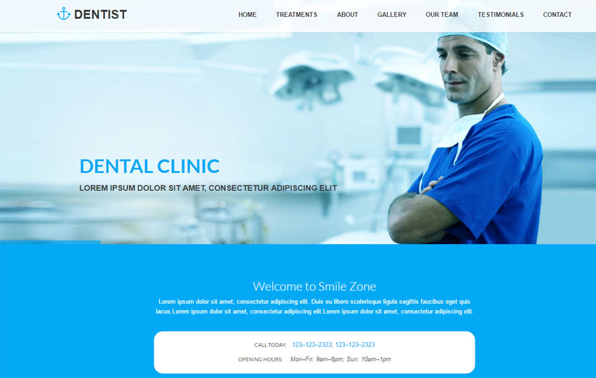 Dentist Best Dental Clinic HTML Website Template