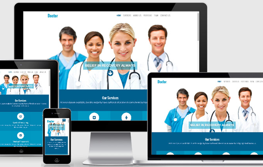 Doctor Free Responsive Website Template