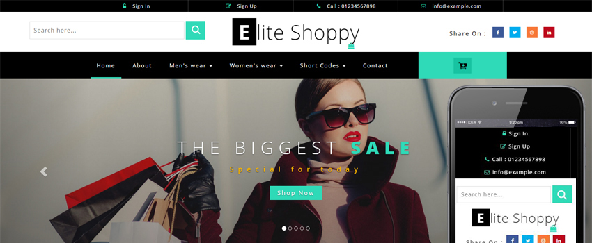 Elite Shoppy an Ecommerce Category Bootstrap Responsive Web Template Elite Shoppy an Ecommerce Category Bootstrap Responsive Web Template