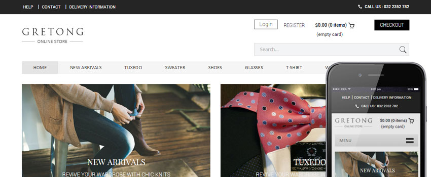 Gretong HTML Template Gretong HTML Template