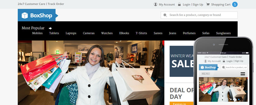 Box Shop HTML Template Box Shop HTML Template