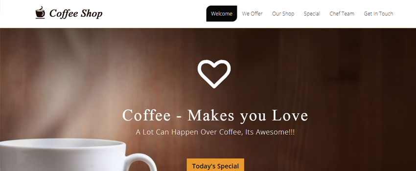 Coffee Shop Website Free Coffee Shop Website Free