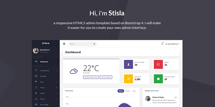 Stisla Admin - Bootstrap 4 Admin Template