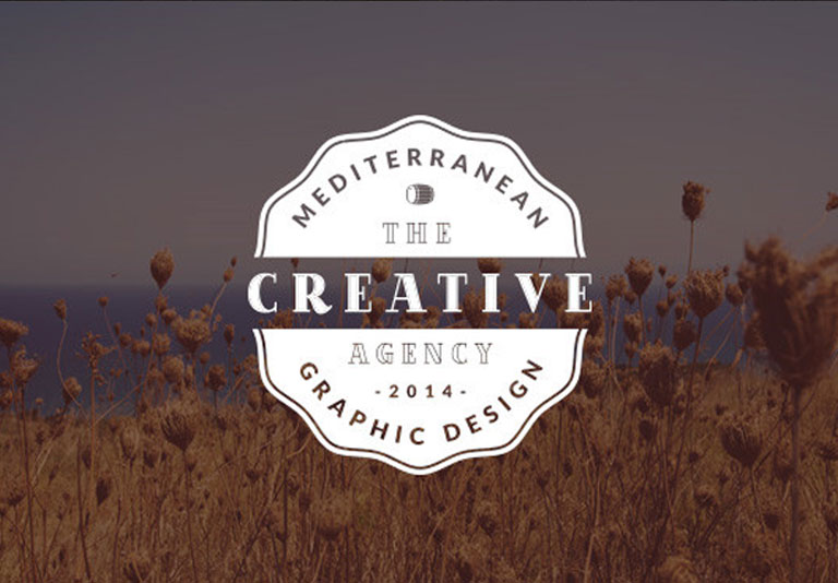 4 Vintage Logo Badges