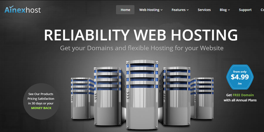 Ainex Host - Responsive Hosting HTML5 Template