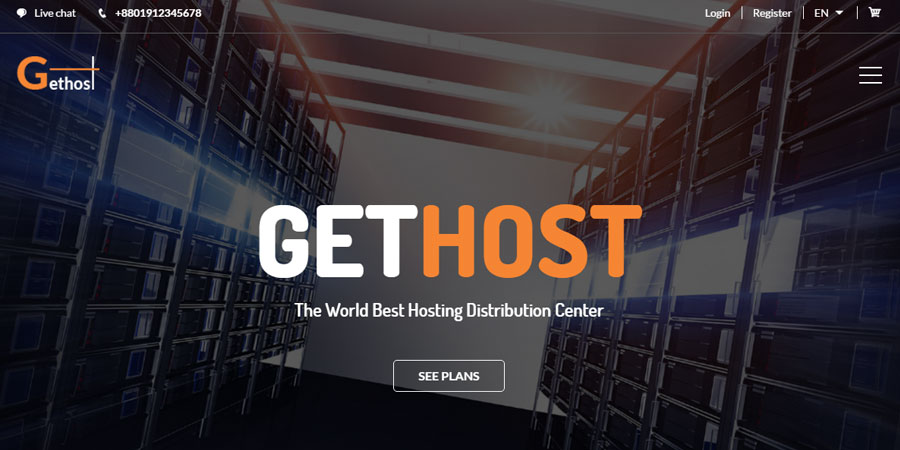 Gethost - Responsive Hosting Template