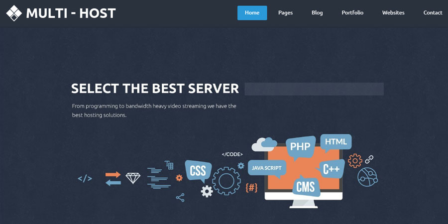 Multi Host - Responsive Hosting Template