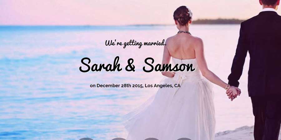 The Best Wedding Website Template Free