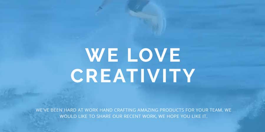 Showcase - Landing Page