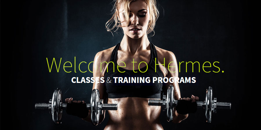 Hermes - Fitness One-page HTML Template