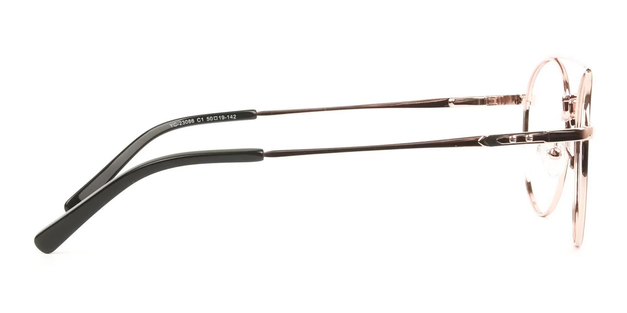 ST WHITWORTH 1 - Black And Gold Pilot Glasses | Specscart.®