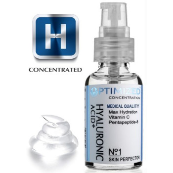 OPTIMIZED, Best Anti Aging Vitamin C Serum with Hyaluronic Acid & Pentapeptide Face Perfector Outperforms - 1.15 oz