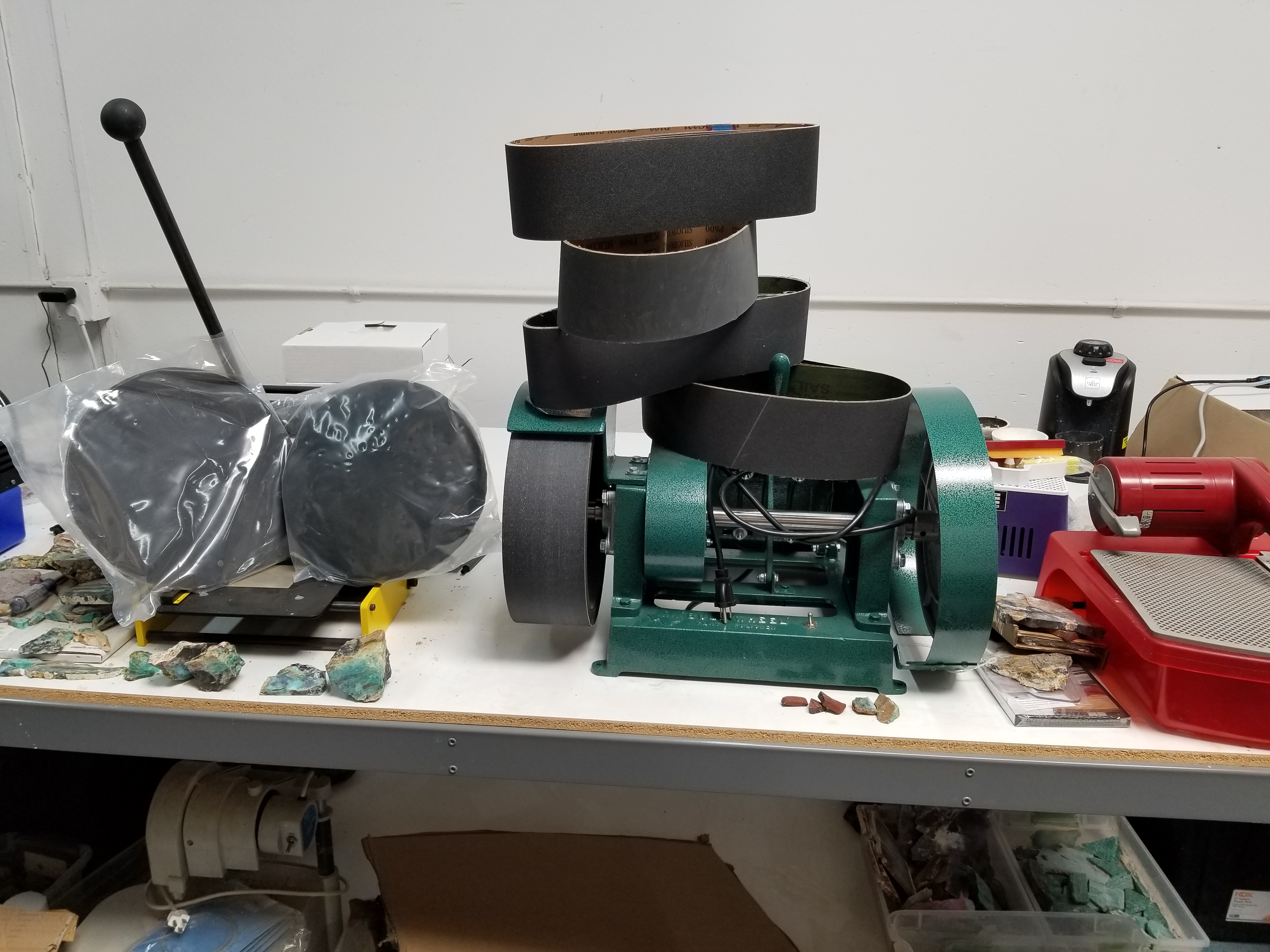 Bull Wheel Sander for sale. Price lowered! 1250 > 1100!! Rock