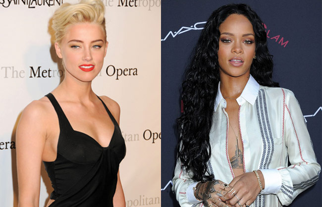 Amber Heard, Rihanna
