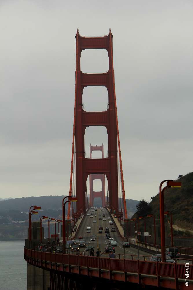 Вид на мост Золотые Ворота с севера / Golden Gate Bridge