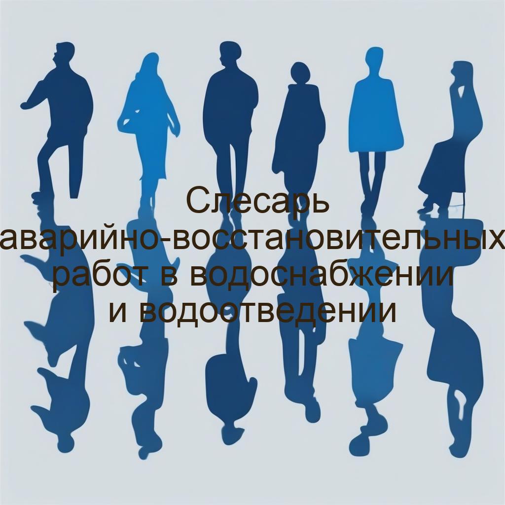 Слесарь аварийно-восстановительных работ в водоснабжении и водоотведении