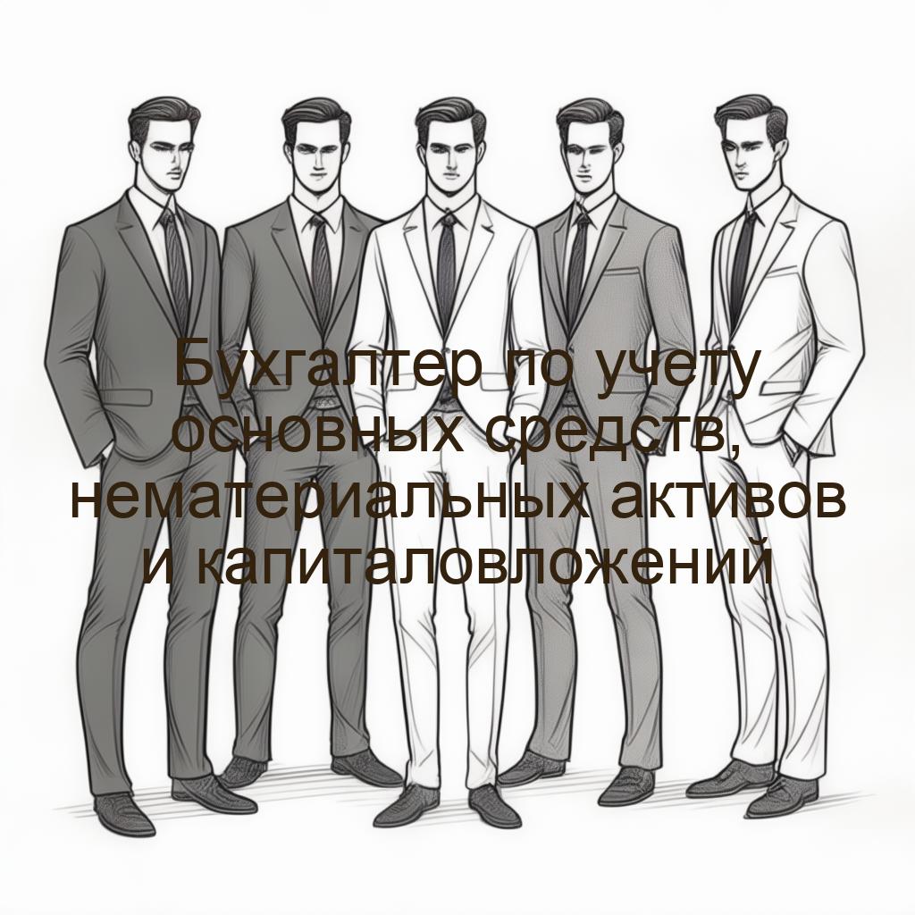 Бухгалтер по учету основных средств, нематериальных активов и капиталовложений