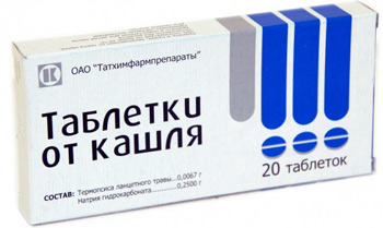 Таблетки від кашлю