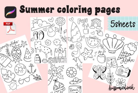 Umbrella Coloring Pages: Rainy Motifs