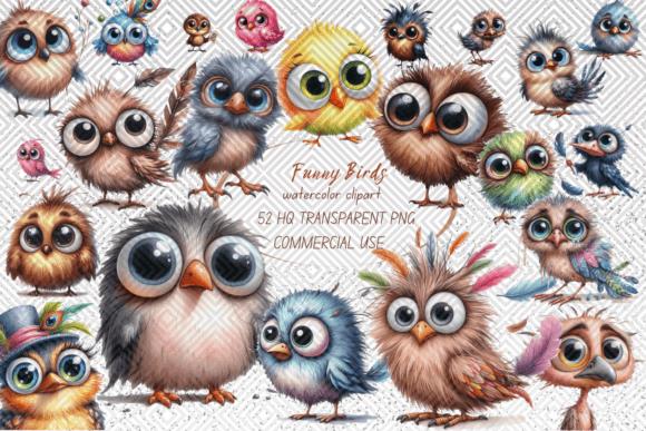 Cute Funny Bird Clipart Collection