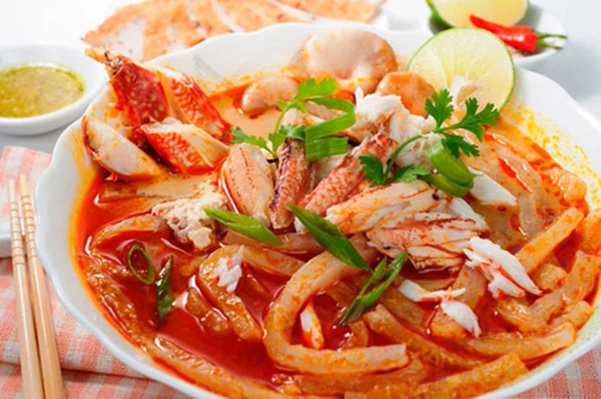 Bánh Canh Cua Ghẹ tại bếp UIT