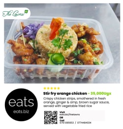 Stir fry orange chicken