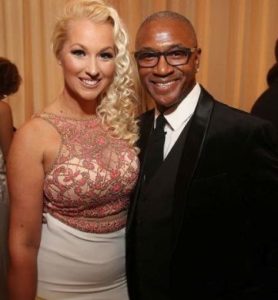 Tommy Davidson with his wife, Amanda Moore.