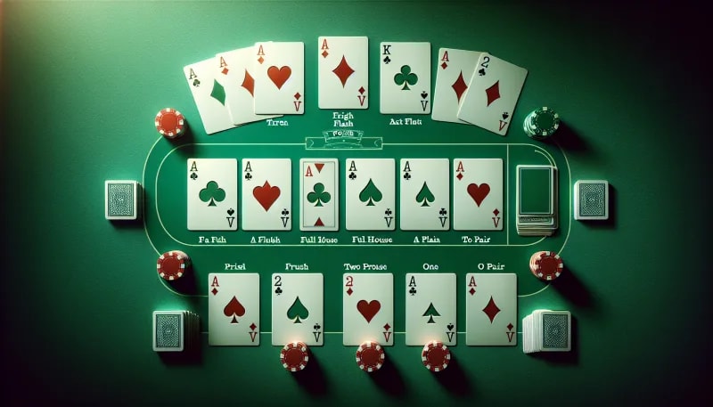 'Introduction to Poker Hand Rankings'