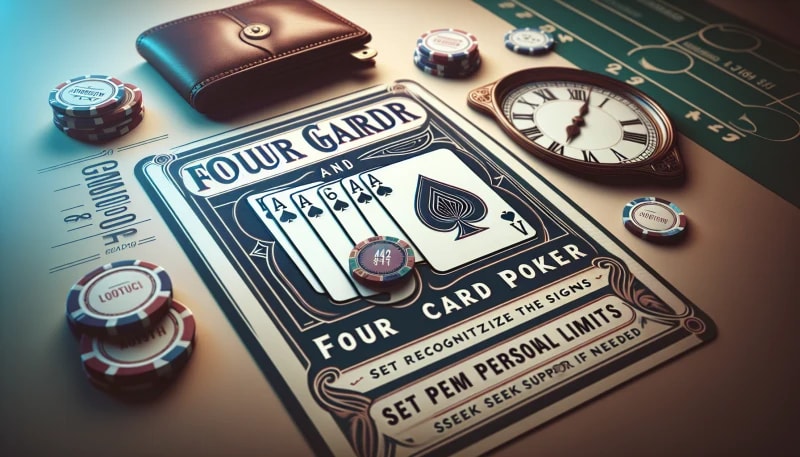 'Responsible Gambling and Four Card Poker'