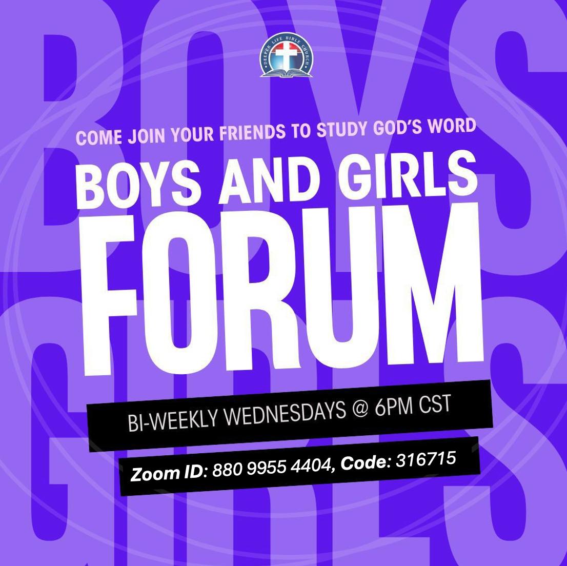 Boys & Girls Forum