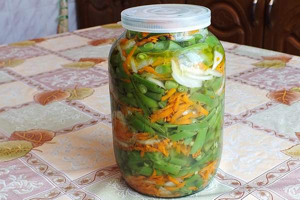 спаржевая фасоль по корейски