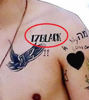 Harry Styles 17BLACK Tattoo