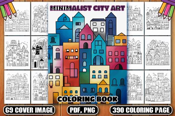 Minimalist City Art Coloring Pages