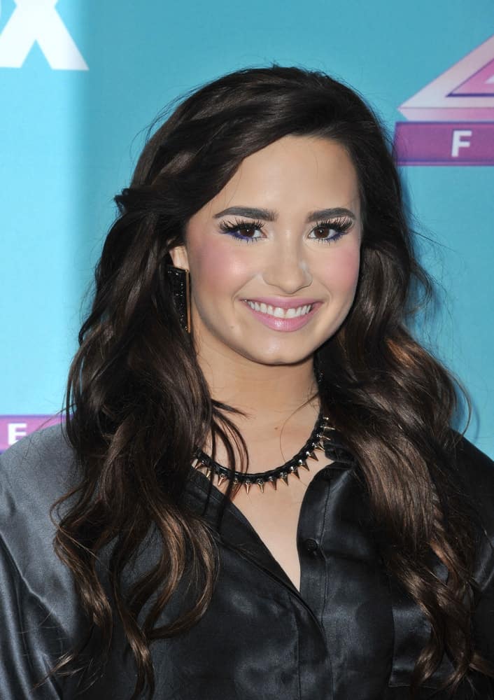 Demi Lovato was at the press conference for the season finale of Fox's