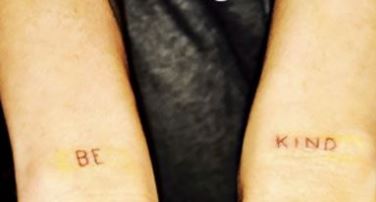 miley cyrus-be kind tattoo