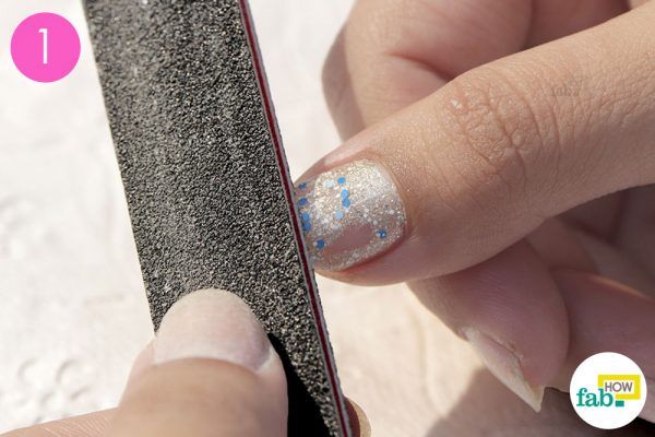 remove old nail polish
